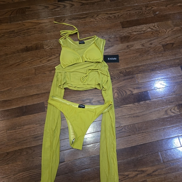 Bikini Bathing Suit 3 Piece Suit - Picture 8 of 10